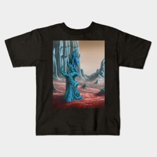 No Man's Sky alien landscape Kids T-Shirt